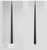 Dimmable Cone Long Tube LED Pendant Light Hanging 7W Lamp Aluminum Acrylic Home Kitchen Island Dining Living Room Bar Cafe