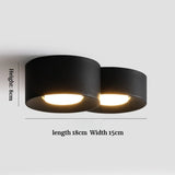 Minimalist Ceiling Lamp Resin Cylinder Ceiling Spotlight For Bedroom Hallway Aisle Nordic Indoor Decor Ceiling Light Lighting