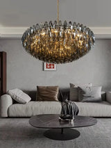 2027 Murano Glass Wish Bottle Pendant Lamp Colorful Glass Electroplated Brass Silver Round Dimmable Ceilings Lustre