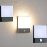 Roukeymi Outdoor Wall LED Waterproof Exterior Terrace Sensor Motion Courtyard Balcony light Door Front Lamp Aisle Salle Garden