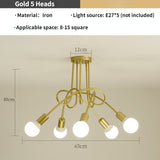 Simple Retro Chandeliers Creative Industrial Style Ceiling Cheap Flush Light Fixtures for Dining Kitchen Lobby Bed Living Room