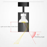 GU10 Spotlight Ceiling Surface Mounted Spot Light Shell White Black Adjustable Retail Shop Spot Lamp Housing