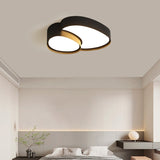 Modren LED Ceiling Lamps Living Dining Room Study Bedroom Nordic Minimalist Acrylic Black White Home Decor Lustre Lights Fixture