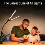 Double Head Led Clip Desk Lamp book decors lamp Dimmable Computer Led Monitor Light Table Lamp Office Home Reading Lighting