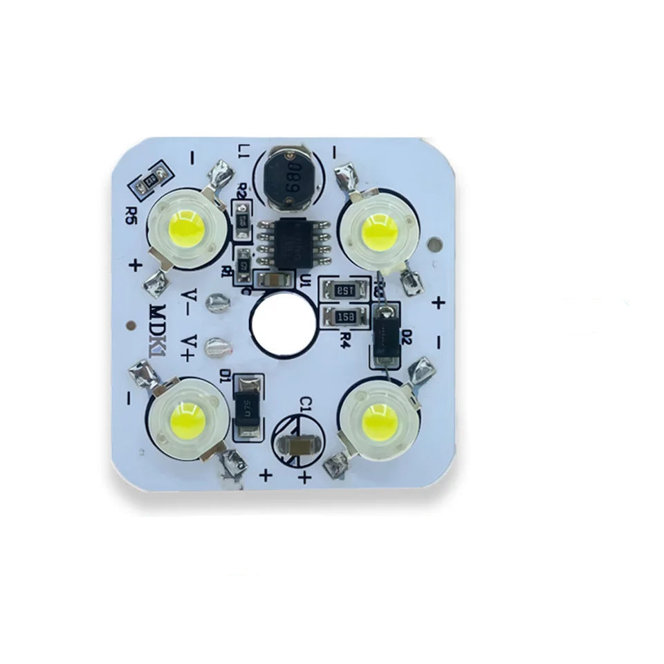DC 12V-80V High Power LED Light Beads - 4W 12W Aluminum Base Chip