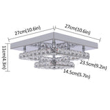 Crystal Chandelier Luxury Living Room Bedroom Ceiling Lights Led Kitchen Light Hanging Lamps Lustre Dining Decorative