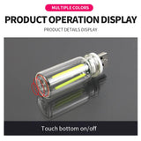 Car USB Night Light Touch Dimmable LED Filament Lamp Portable Lighting Decorative Atmosphere Lamp for Car Bedroom Outdoor
