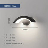 Creative LED Outdoor Moon Wall Lamp - IP65 Waterproof Human Sensing Light