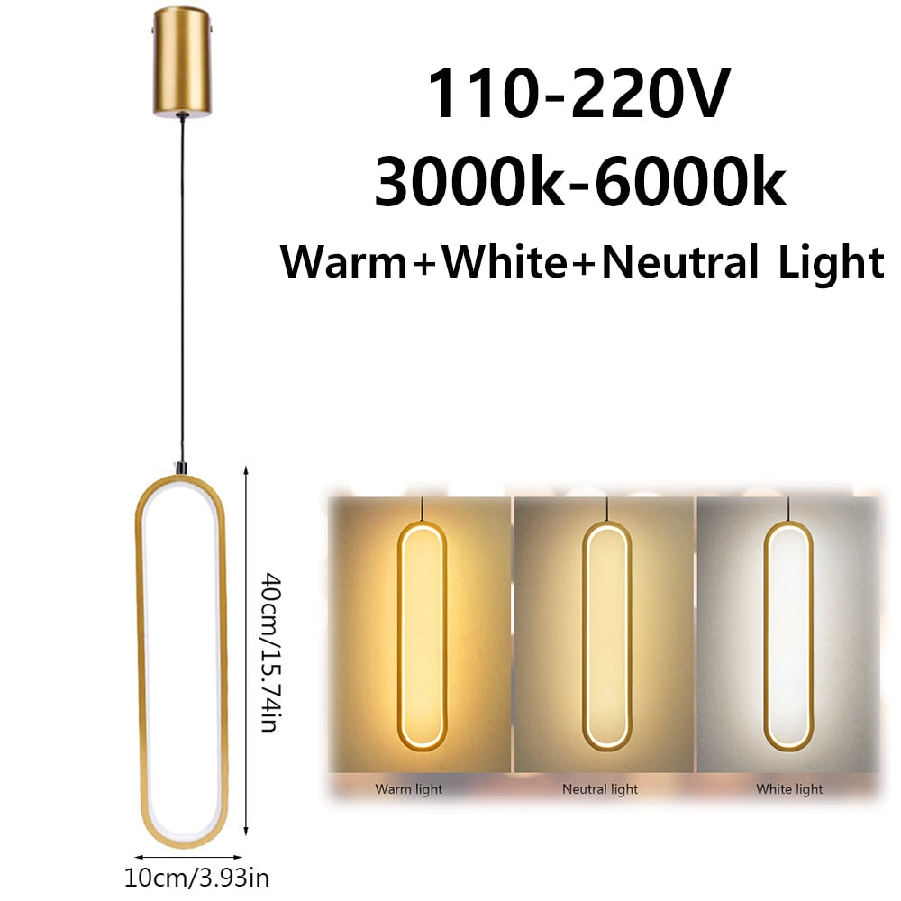 Nordic Chandelier Lights LED Ceiling Lights Warm White Hanging Lamp for Bedroom Bedside Dining Room Pendant Lamp Decoration