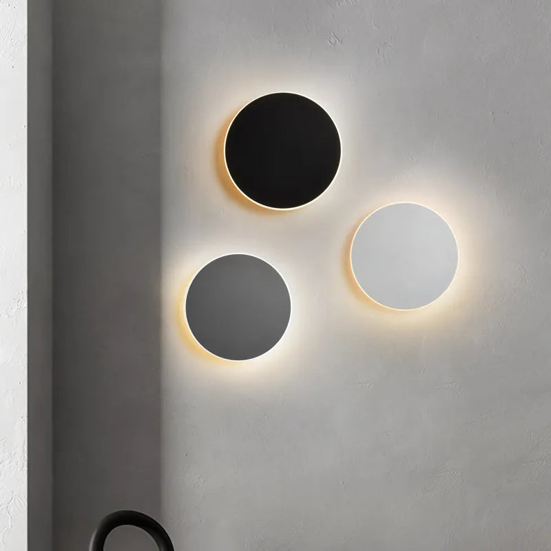10w/15w/20w New Nordic LED Wall Lamps House Round Wall Lighting Living Hallway Light Fixtures Bedroom Sconce Bedside Wall Light