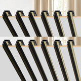 Recessed Magnetic Track Lighting 2-Wire DC 24V Track Rail System with LED Magnetic Light Head Kitchen Living Room Office
