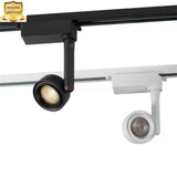 LED Track Light Rail 0.5M 1M Black White Aluminum 2 Wire System Track Light Series Universal Track for Ceiling Spot Lamps