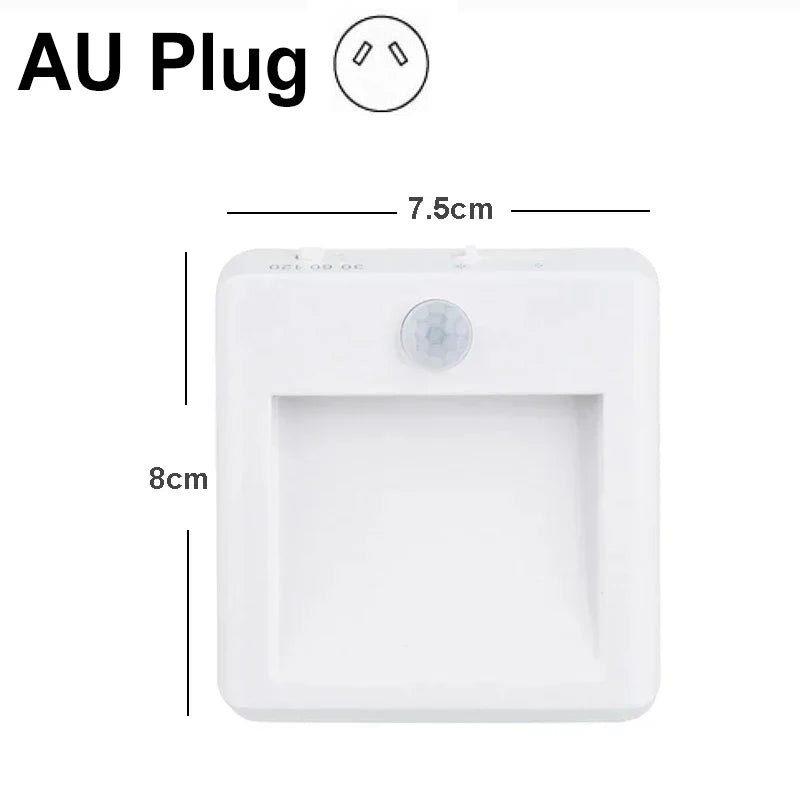 Plug-in LED Motion Sensor Night Light - EU/US/UK/AU - Dusk to Dawn Sensor