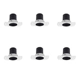 Led Frameless Recessed Downlight 5W Mini Spotlight Wall Washing Lamp Anti-glare White and Black Indoor Lighting 12Pcs/Lot