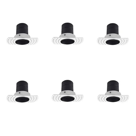 Led Frameless Recessed Downlight 5W Mini Spotlight Wall Washing Lamp Anti-glare White and Black Indoor Lighting 12Pcs/Lot
