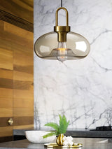 Nordic Single Head Glass Pendant Lamp - Creative Personality Restaurant Light