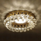 Gold Led Downlights GU10 MR16 Ceiling Light Recessed Down Light Round 75mm Cutout Spot Light Indoor Lighting Fixture