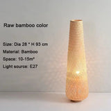 2025 New Floor Lamp Tea Room Zen Bamboo Creative Vertical Light Nordic Living Room Bedroom Ins Style Sofa Side Art Light
