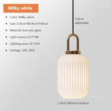 Glass Pendant Light Japanese pendant Lamp Design Deco Nordic Led Hanging Light Fixtures Bedroom Modern Luminaire Suspension lamp