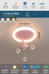Children's room ceiling light eye protection cartoon pink little girl LED light kindergarten room decoration lighting fixture