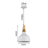 Loft Modern Pendant Light Wood Nordic Hanging Lamp Kitchen Lighting Fixture Industrial Chandelier Hanglamp Living Room Luminaire