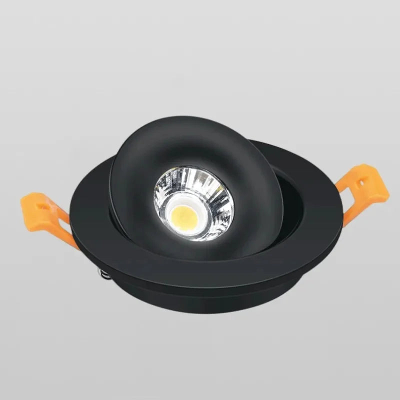 Led Downlight Recessed Ceiling Lamp 5W7W9W12W15W18W Dimmable white black Spot Light 360° Adjustable indoor lighting