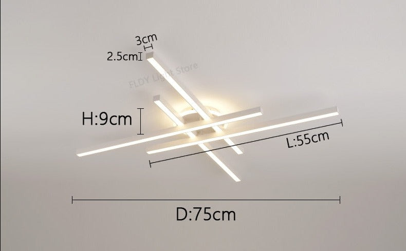 2023 new ceiling lamp Nordic modern LED lamp living room dining room bedroom lights ceiling chandelier