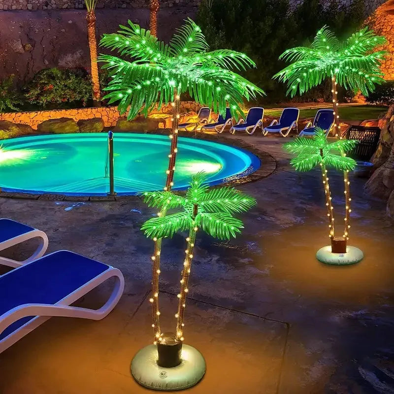 New Simulation Palm Tree Lamp Outdoor Park Shopping Mall Lighting Coconut Terrace Courtyard Landscape Decorative Light
