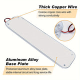 72 LED 12V-80V Car Interior Light Bar - Universal Switched Ceiling Lamp for RV & Boat