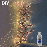 USB Cherry Blossom String Light with 8 Modes - Artificial Flower Vine Fairy Lights