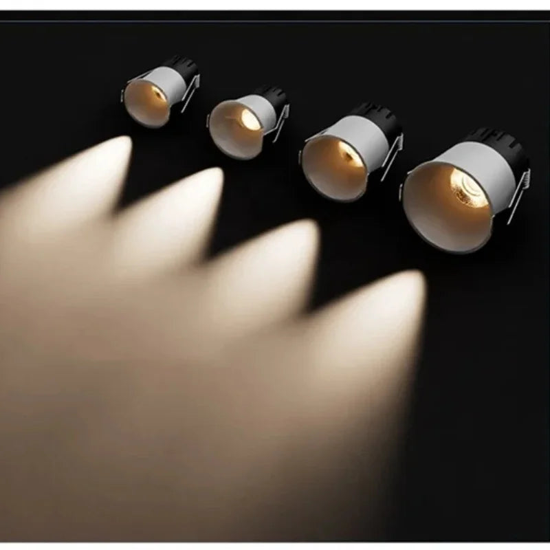 Mini Anti-glare LED COB Spotlight Dimmable LED Downlight 18W 110V 220V Ceiling lamp For Indoor lighting