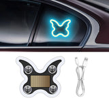 Universal Solar Heart-Shaped RGB LED Car Atmosphere Light - Dynamic Gradient Interior Ambient Decoration Lamp & Vehicle Accessory