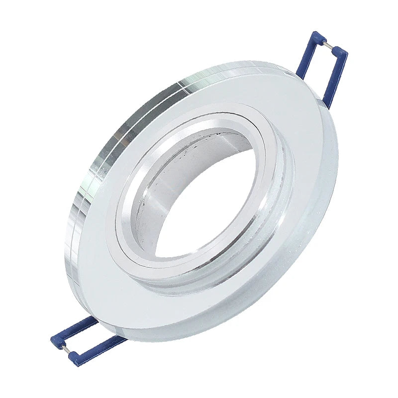 4Stks/Crystal Led Armaturen Halogen Spots GU10 MR16 Frame Verzon kin Led Fittings Montage Armatur