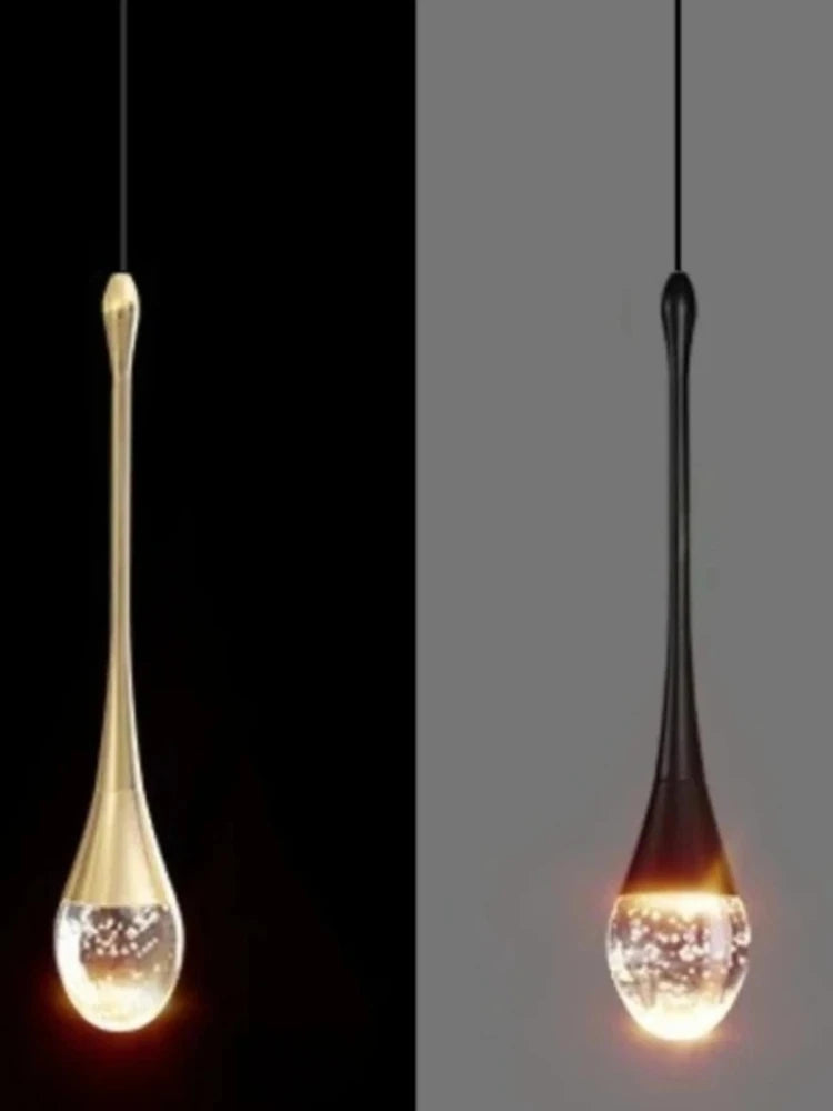 Crystal Luxury Chandelier Villa Staircase Living Room Hanging lamp Bedroom Bedside LED light Hotel Lobby Crystal Pendant Lights