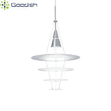 Denmark Louis Poulsen Enigma Pendant Lights Acrylic Slice Ripple Art Creative Lamps for Living Room Home Decoration Chandeliers