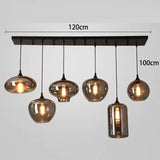 Modern Glass Led Lights Pendant Lamps for Living Room Chandeliers for Dining Room Hanging Light Indoor Lighting Suspension