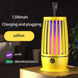 USB Rechargeable Electric Mosquito Swatter Two-in-one Light-controlled Electric Mosquito Swatter Shelters Tent Accessories
