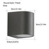 Waterproof indoor outdoor Led wall lights 3W/6W LED Aluminum Wall Lamp Garden Lights Modern wall lights Porch Light Wall