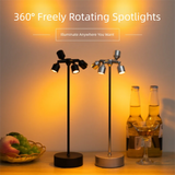 Creative Retro LED Touch Desk Lamp Charging High Pole Spotlights Decoration Lamp Bar Cafe
