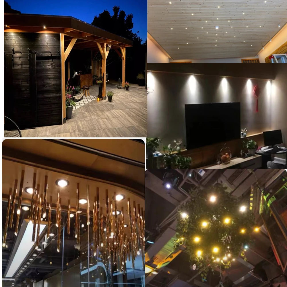 Indoor LED Mini Downlight 3W 1W Dimmable Recessed Down Light DC12V Aluminium Ceiling spot Lamp Under Bedroom Cabinet Spotlight