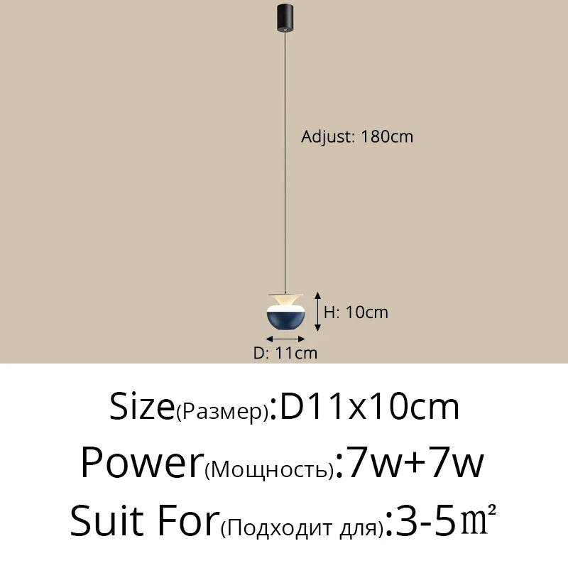 2026 New Bedside Led Pendant Lights Simple Bedroom Aisle Porch Cloakroom Small Chandelier Modern Home Indoor Decor Lighting Lamp