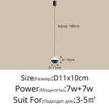 2026 New Bedside Led Pendant Lights Simple Bedroom Aisle Porch Cloakroom Small Chandelier Modern Home Indoor Decor Lighting Lamp