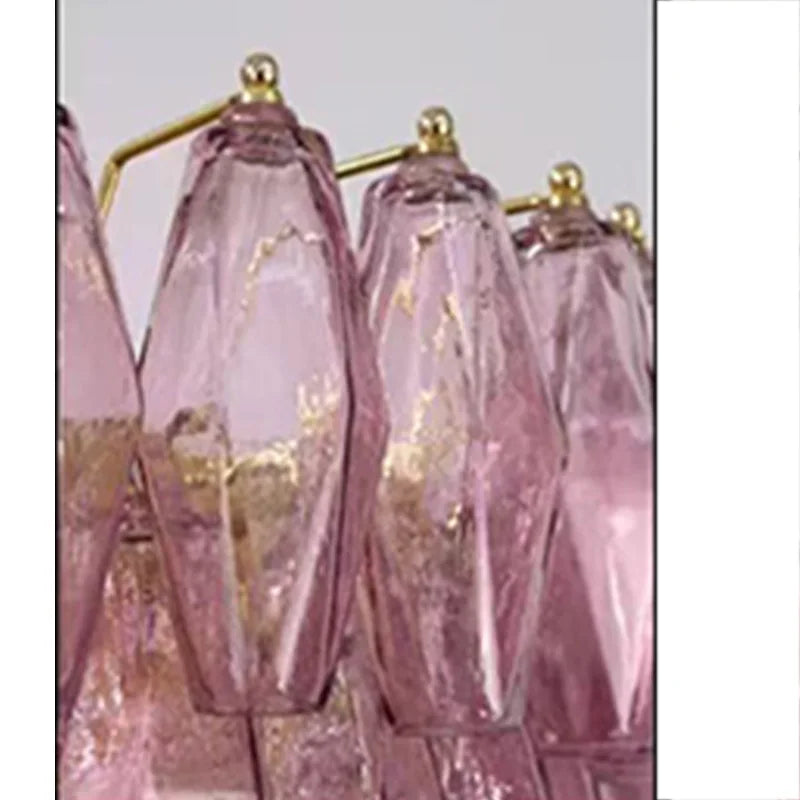 2027 Murano Glass Wish Bottle Pendant Lamp Colorful Glass Electroplated Brass Silver Round Dimmable Ceilings Lustre