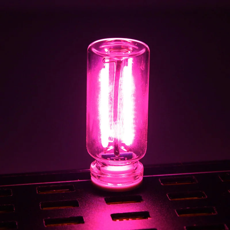 Car USB Night Light Touch Dimmable LED Filament Lamp Portable Lighting Decorative Atmosphere Lamp for Car Bedroom Outdoor