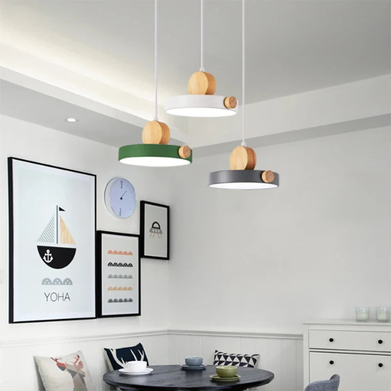 modern LED Ceiling pendant lamp indoor chandelier bedroom Dining room bar light three-tone dimming small Lamps for room decor