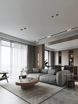 BRGT LED Spotlights Recessed Round Downlight 7W 12W Adjustable Angle Ceiling Lamp Aluminum For Kitchen Living Room Bedroom Light