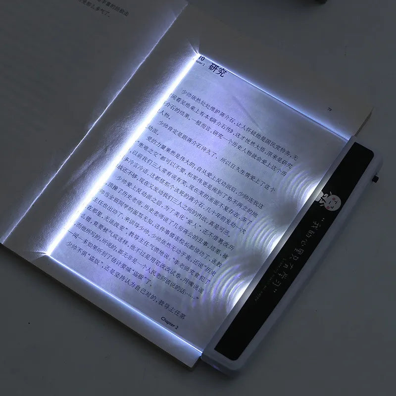 Student Night Reading Lamp Flat Plate Car Travel Panel LED Led Flat Night Vision Reading Light Tablet Book Light Eye Protection