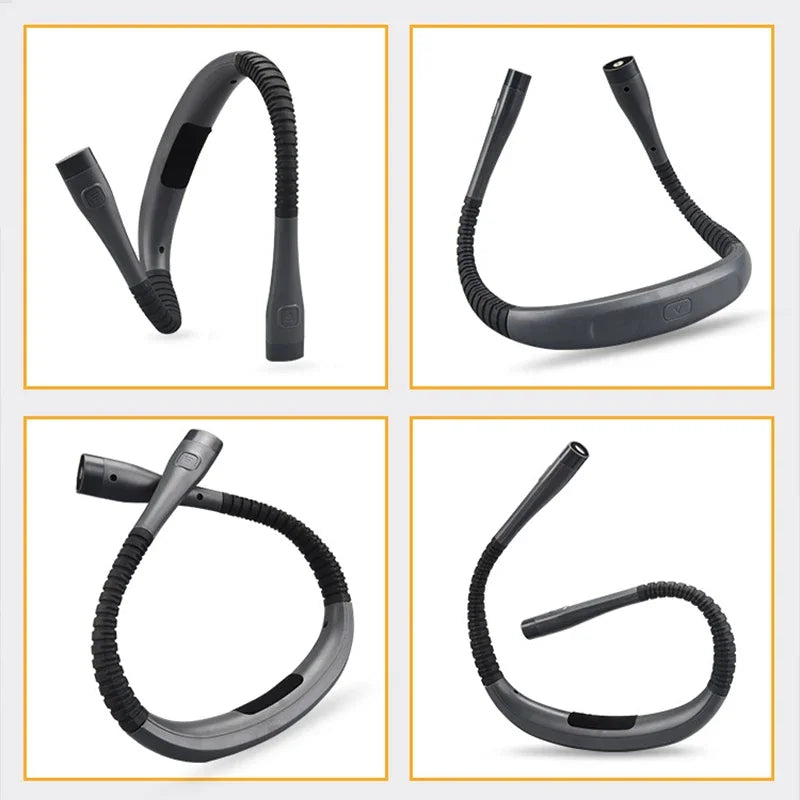 Mini Flexible Hanging Neck Reading Light USB Rechargeable Book Light For Reading Knitting Camping Repairing Running