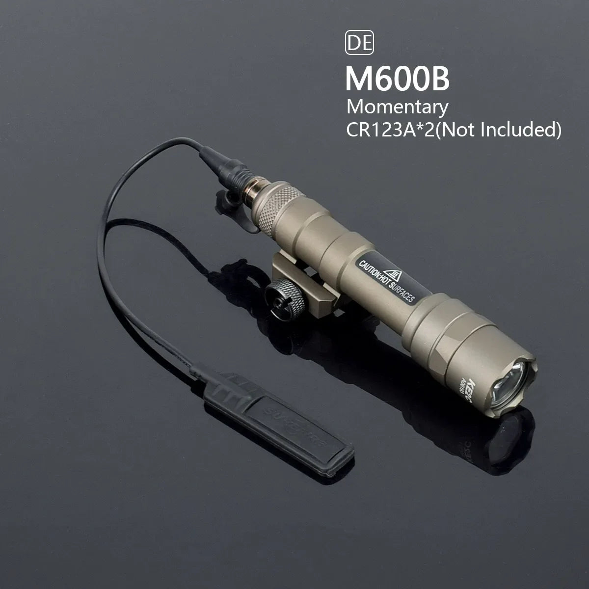 Tactical M600 / M300 LED Scout Light with Dual Pressure Switch for 20mm Rail