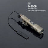 Tactical M600 / M300 LED Scout Light with Dual Pressure Switch for 20mm Rail